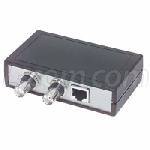 75 to 100 Ohm Balun, Dual BNC Jack / RJ45